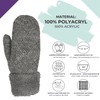 styleBREAKER 09010031 Women's Warm Winter Knitted Mittens, Gloves with Diamond