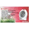 Optimus H-1322 Portable 2-Speed Fan Heater with Thermostat , White