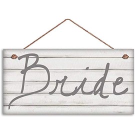 Bride and Groom Wood Signs, Wedding Sign, Shabby Chic Wood, Mr. and Mrs, Wedding Chair Signs 12x6inches(hj162)