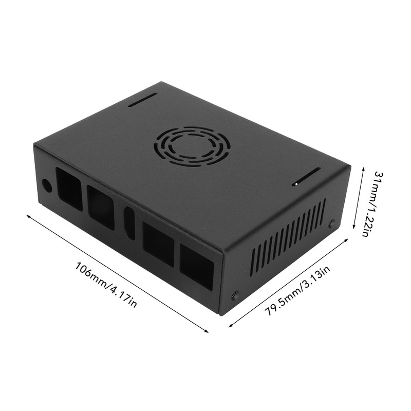 Metal Case with Cooling Fan IP30 Protection Better Heat Dissipation