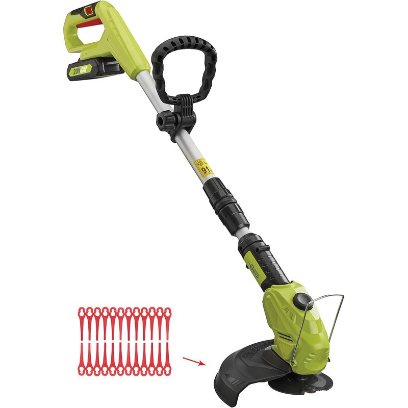 EVEHAP 100Pcs Replacement Blades Compatible with Garden Gear Strimmer Cordless