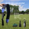 DONZWIYES Golf Bag Shoulder Strap Upgraded Single Padded Adjustable Straps