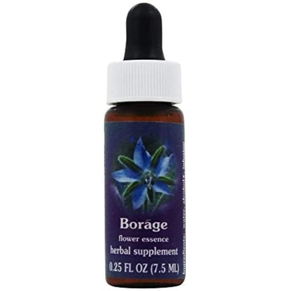 Flower Essence Services Essence, Borage, 0.25 Ounce