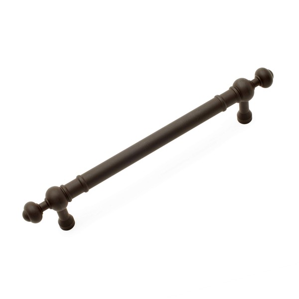 RK International RKI C Oil Rubbed Bronze R.K. International CP 816 RB 5" Center Plain Pull with Decorative Ends