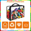 Hlimior 10 Pack Extra Large PVC Toy Storage Bags with