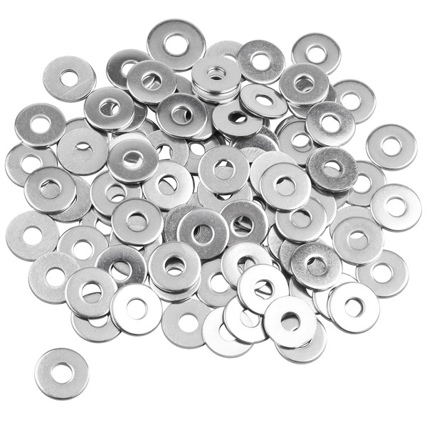 Caianwin M5 Washers Pack of 100, M5 x 15 mm