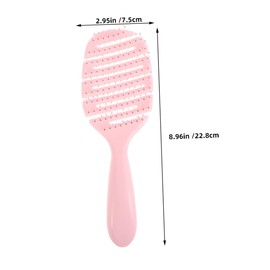 Beavorty Curved Vented Hair Brush Anti-static Scalp for Detangler Dry Wet Hair Styling Tool for Salon
