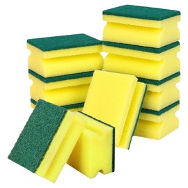 DAJING 16pk Heavy Duty Kitchen Sponges, Non-Scratch Design, Ergonomic Grip, Multi-Use, Durable, Absorbent, Perfect for Pots, Pans, Dishes, and Household Surfaces
