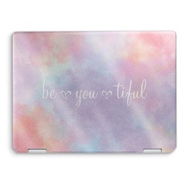 MightySkins Glossy Glitter Skin Compatible with HP Spectre x360 14" (2022) Full Wrap Kit - BeYouTiful | Protective, Durable High-Gloss Glitter Finish | Easy to Apply | Made in The USA