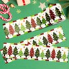 Wonmon 49.2 Ft Christmas Tree Bulletin Board Border Roll, Self-Adhesive