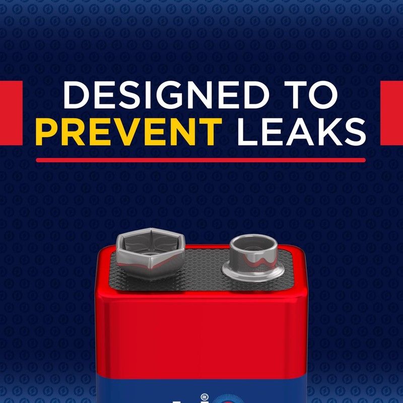 Rayovac 9V Batteries, Fusion Premium 9 Volt Battery Alkaline, 2