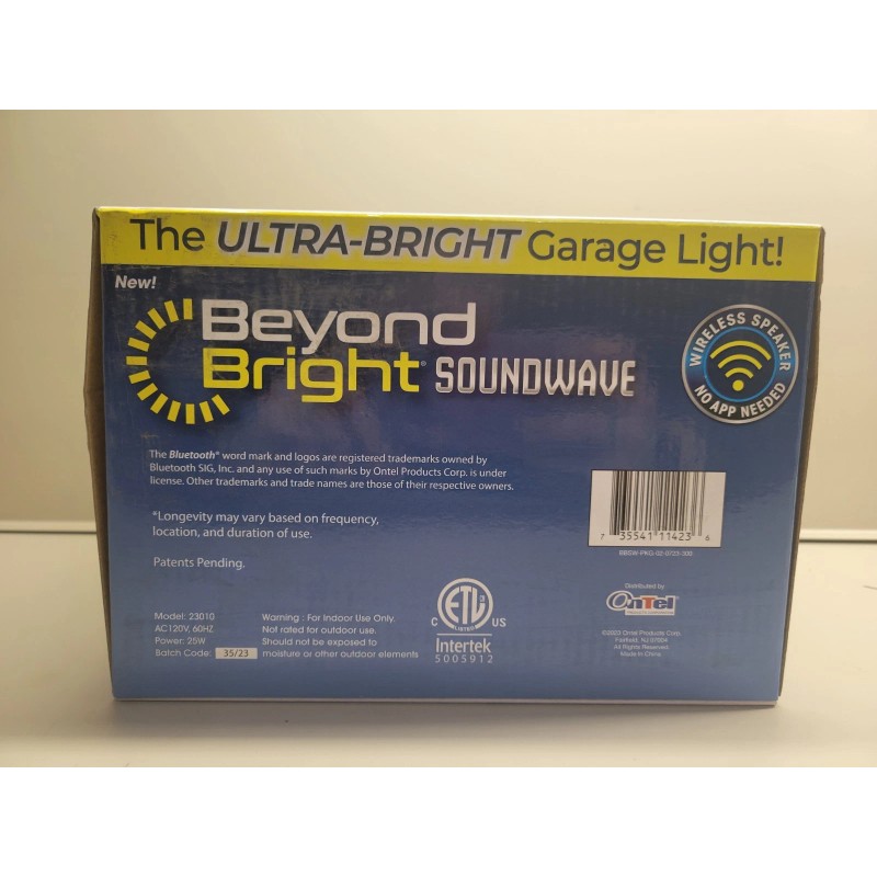 BEYOND BRIGHT New BEYOND BRIGHT Soundwave, 3700 Lumens & Bluetooth