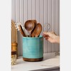 MIKIGEY Utensil Holder, 360° Rotating Extra Large Ceramic Kitchen Utensil