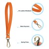 [PATIKIL] 2 Pcs 20cm Wristlet Strap PU Leather Wristlet Keychain