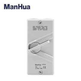 MAN 호환Hua IP66 내후성 절연 스위치 PG 커넥터 야외 상황 1P 2P 20A 35A 63A [01 UKF4-20] MAN Compatible Hua IP66 Weatherproof Insulated Switch PG Connector Outdoor Conditions 1P 2P 20A 35A 63A [01 UKF4-20]
