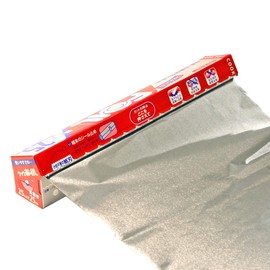 MA Packaging Long Roll Aluminum Foil Silver Width 25 cm x Length 25 m No Sorting Required Paper Blade Made in Japan