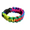 Solid Paracord 550 Bracelets - 1 Pack (S, Rainbow)