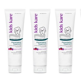 Kids Kare™ 0.24% Neutral Sodium Fluoride Toothpaste; Berry Flavor; 4 oz. Tube - 3 Pack