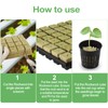 72 Sets Rockwool Cubes and Net Pots, 1.2 * 1.2