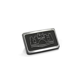 Volkswagen Wolfsburg emblem lettering mudguard side indicator panel, chrome