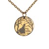 Into The Woods Musical Theater inspired Gold Plated Coin Necklace