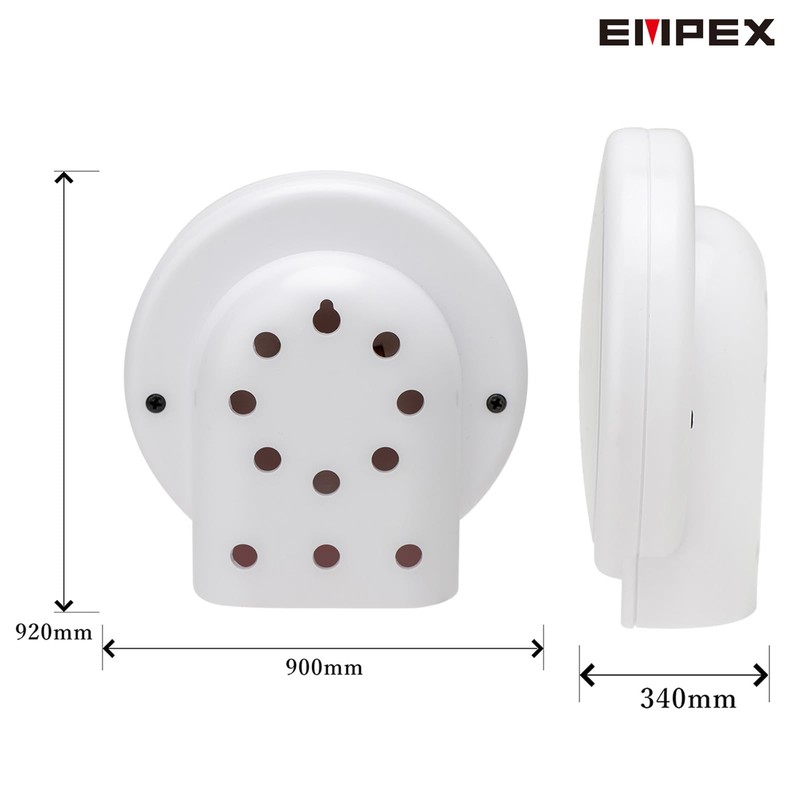 Empex TM-9870 Thermo-Hygrometer, Analog, Indoor Use, High Accuracy, Flu, Heatstroke