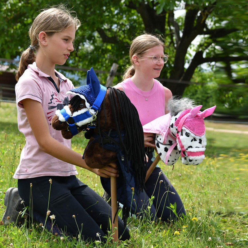 Set di accessori rosa per Hobby Horse e cavallo stick: