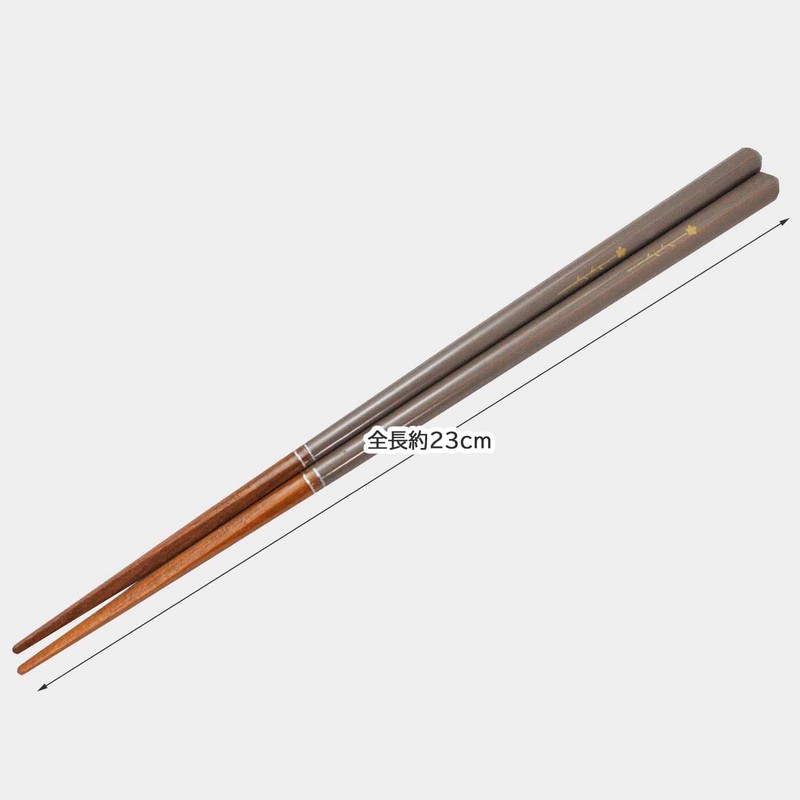 Ishida 13194 Dishwasher Safe Chopsticks, Tip/Octagonal, Smoky Flowers, 9.1 inches