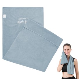 NHPY Fitness towel, sports towel, gym, sports towel, gym towel, 1 piece, 95 x 40 cm, soft and skin-friendly, sweat-absorbing and non-slip, suitable for fitness activities