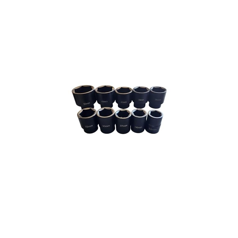 22pc 3/4" Drive Impact Socket Assortment Set Standard SAE 7/8"-2"