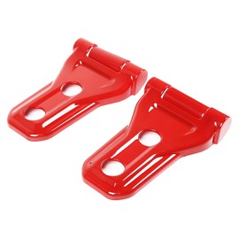 RT-TCZ Hood Hinge Cover Exterior Decoration Kits Accessories for 2018-2023 Jeep Wrangler JL JLU and Gladiator JT (Red)