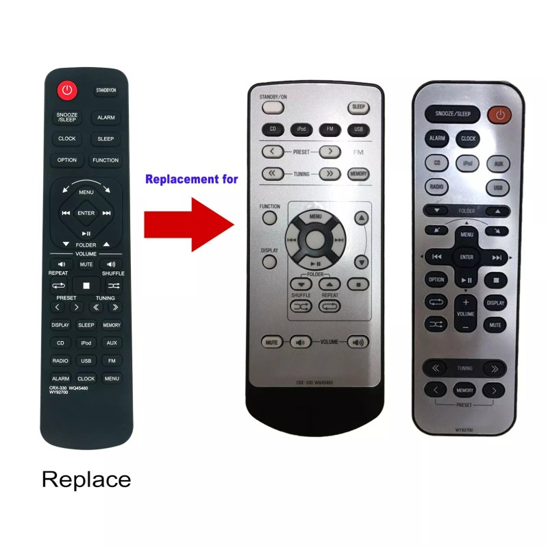 For Yamaha CRX-330 WQ45460 Replace Remote for Yamaha CD Receiver