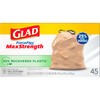 Glad Tall Kitchen Trash Bags 13 Gallon, MaxStrength Recovered Plastic