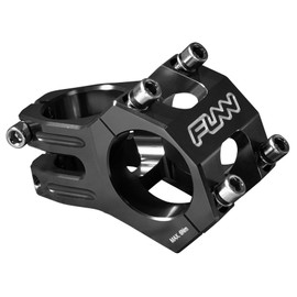 FUNN Funnduro MTB Stem with 31.8 mm Handlebar Clamp - The Ultimate Ultralight and Robust Alloy Stem for Mountain Bike and BMX Bike, Length 60 mm Stem (Black)