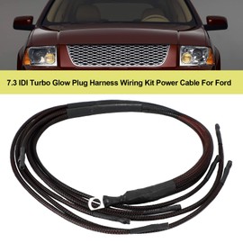 MAD HORNETS 7.3 IDI Turbo Glow Plug Harness Wiring Kit Power Cable For Ford