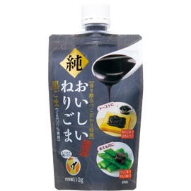 Shoshi Pure Delicious Black Sesame Pouch, 4.0 oz (110 g) x 4 Packs