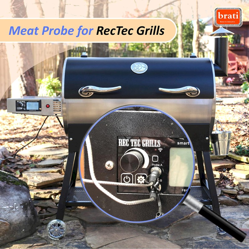 Meat Probe Replacement for Rec Tec Wood Pellet BBQ Grill