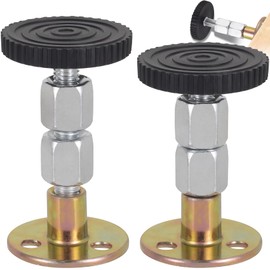 Alpinleux 2 Pack Headboard Stoppers for Wall, Adjustable Bed Stoppers for Headboard, Headboards Stopper, Bed Noise Stopper for Wall, Bedroom, Furniture (25-74MM)
