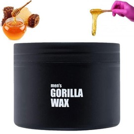 SellerHub [셀러허브]꿀 허니 슈가 남자 남성 털 제모 왁싱 크림 셀프 (S8459470) SellerHurb Men's Honey Sugar Depilatory Waxing Cream for Self Hair Removal [Honey Depilatory Men's Gorilla Waxing Kit 350g]