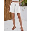 Famulily Ladies Shorts with Side Pockets‌ Loose Summer Shorts for