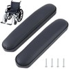 2PCS Soft Black Ergonomic Arm Pad Cushion Replacement Universal PU