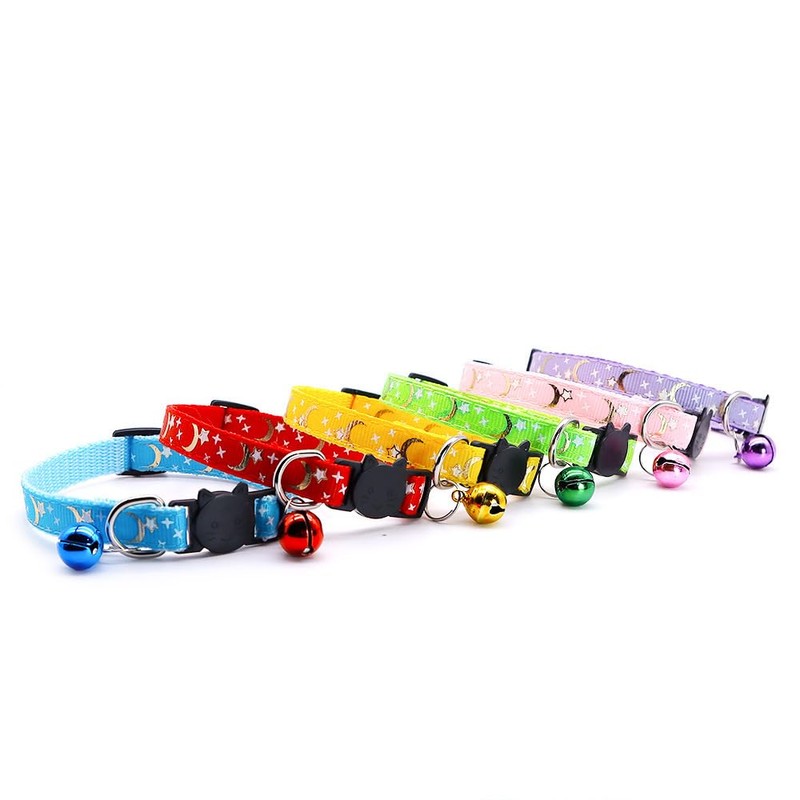 Reflective Cat Collars Breakaway with Bell 2-Pack Girl Boy Pet