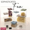 Omada Acrylic Storage Container Set: Durable Brick Canisters – Thick