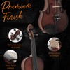 Ceciliec Violin 4/4 Full Size, Solid Wood Fiddle for Beginners