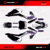 Factory EFX Black & Purple Crf110 Shift Racing Graphics kit