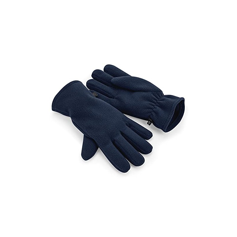 Beechfield B298R Recycled Fleece Gloves - French Navy L/XL