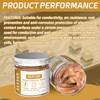 Hzutloer Copper Conductive Grease,100G Anti Arcing Conductive Paste for Automotive,Power