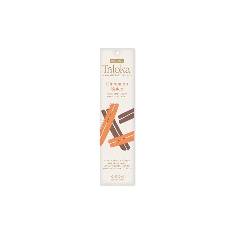 Triloka Original Incense, Cinnamon Spice, 10 Sticks