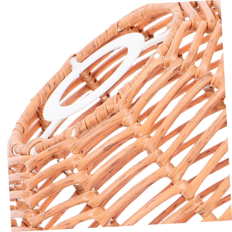 CAXUSD Floor Lamp Rattan Shade Plastic Wicker Ceiling Light Retro