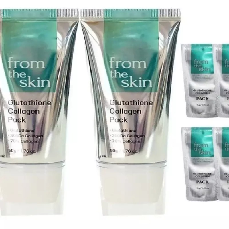 From The Skin 프롬더스킨 글루타치온 콜라겐 팩 김청팩 50g 2개